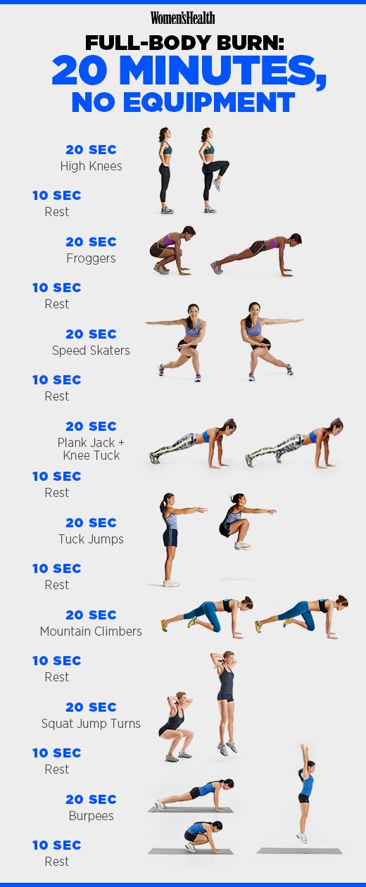 19 Intense 20 Minute Workouts That Will Destroy Your Body Fat