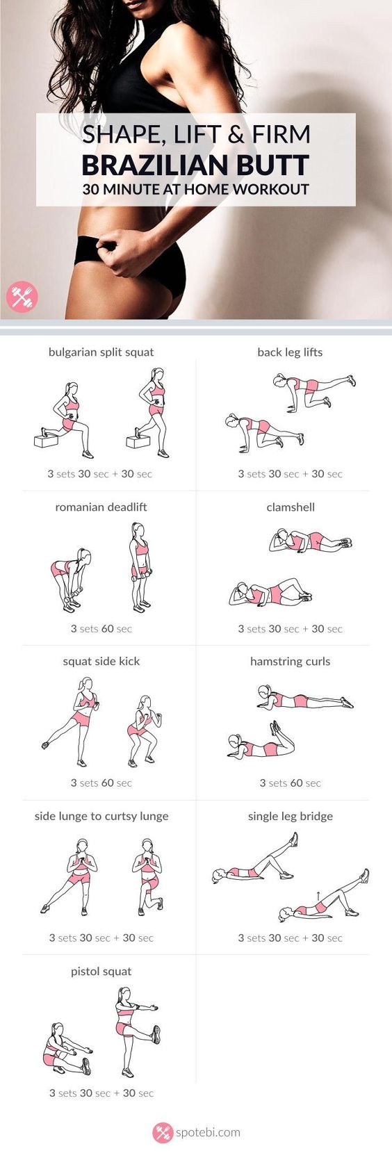 21 Workouts For Women That Will Help You Get The Perfect Booty Trimmedandtoned