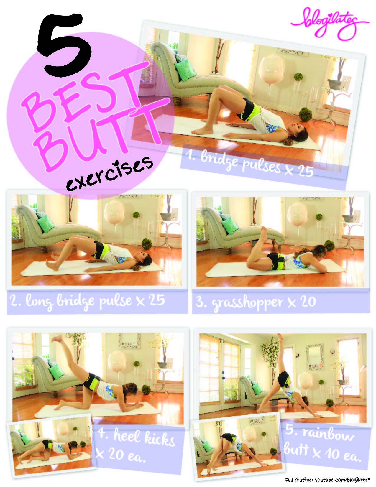 Bubble Butt 5 Minute Workouts🔥✓ Save this post to revisit later