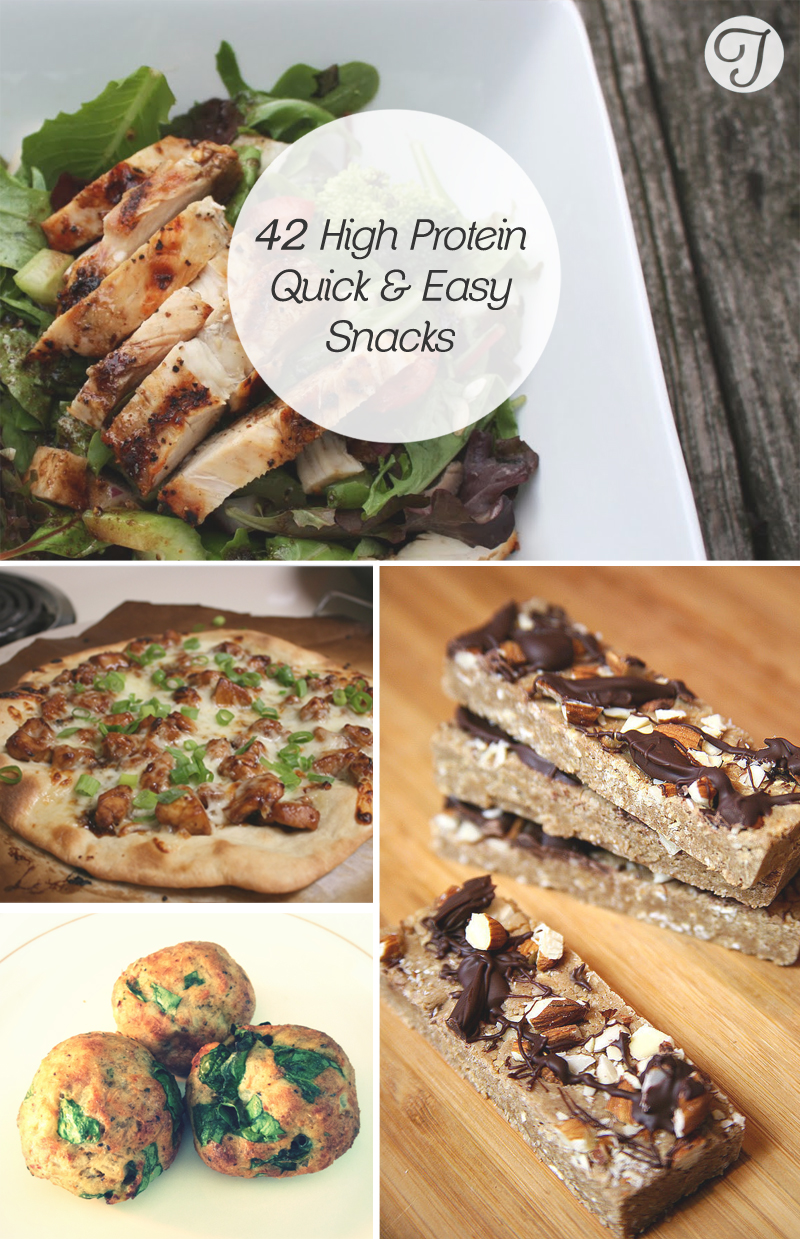 42 Delicious High Protein Snacks You Must Try! - TrimmedandToned