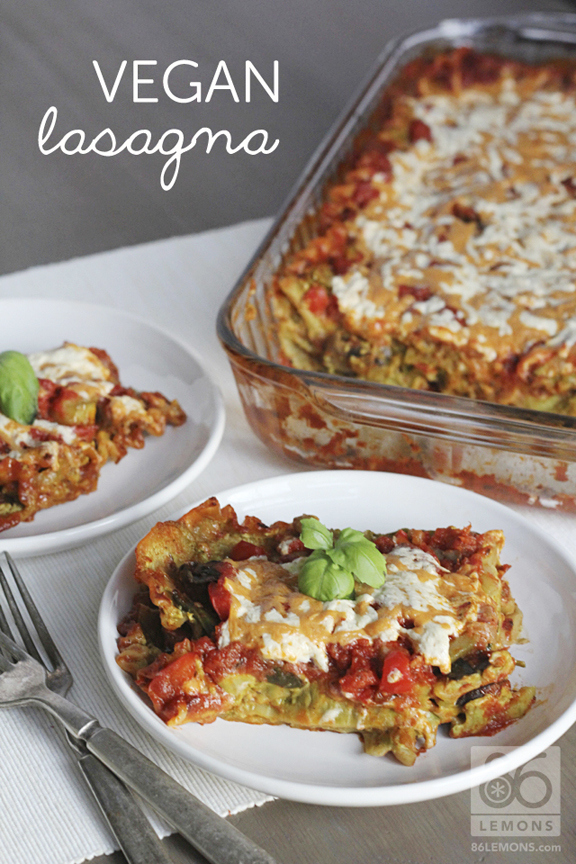 11. Vegan Lasagna With Lemon-Basil Cashew Cheeze