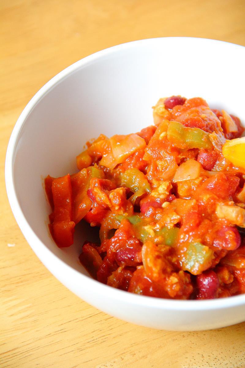 2. One Pot Seitan Chilli