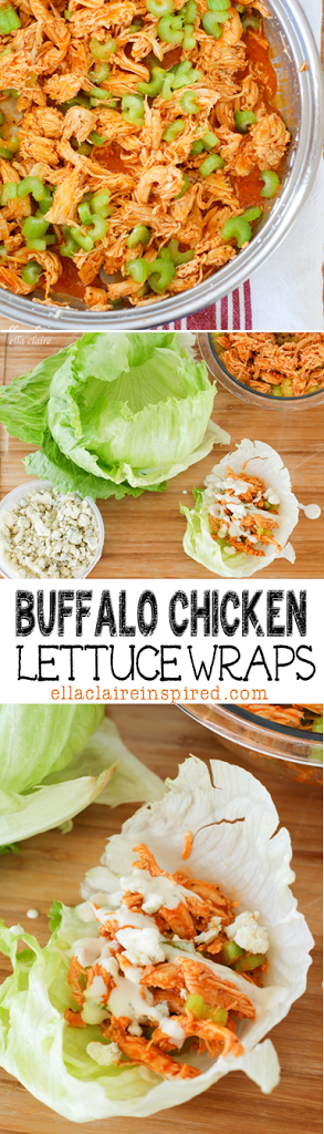 20. Buffalo Chicken Lettuce Wraps