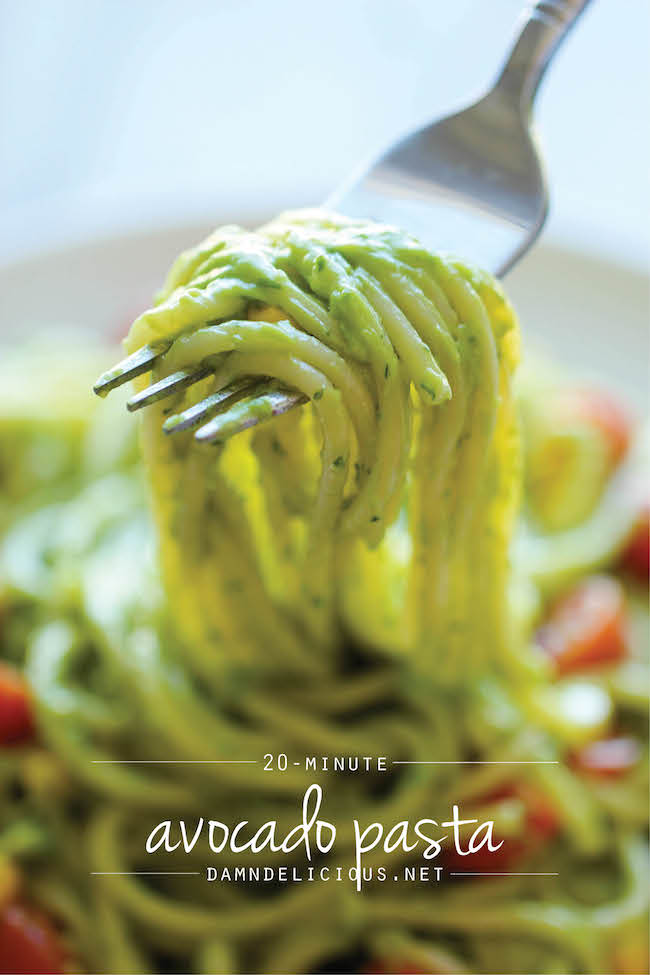 29. 20-Minute Avocado Pasta