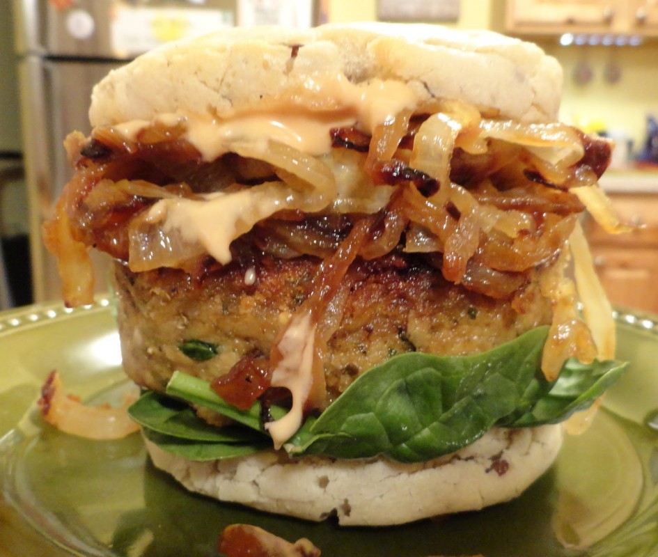 35. The Vegan Eggplant Crunchburger [GF]