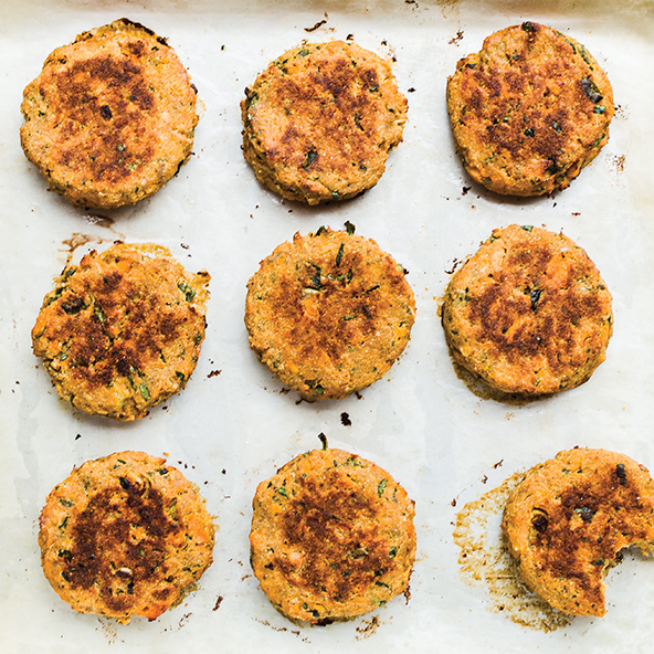 7. Oven-Fried Salmon Cakes