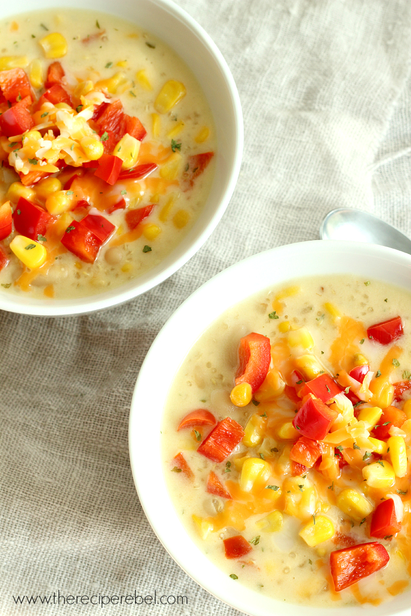 17. Quinoa Corn Chowder