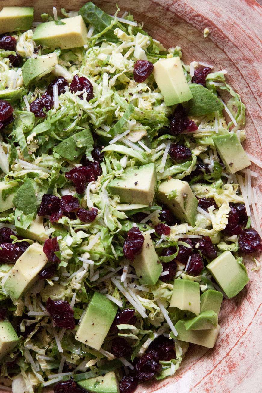 shredded brussel sprout salad