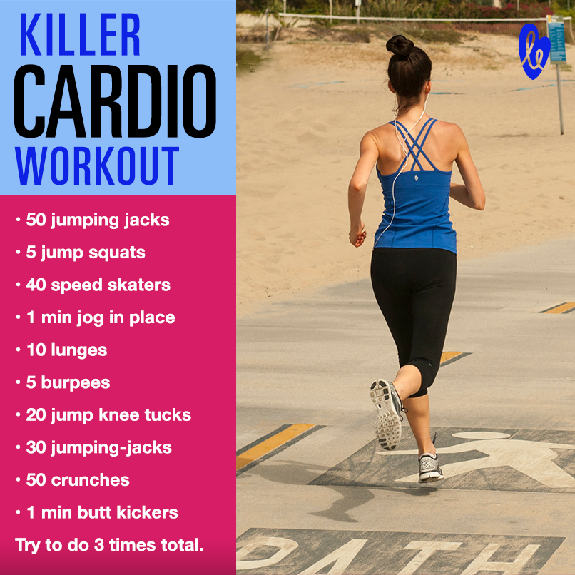cardio workouts at home to lose weight