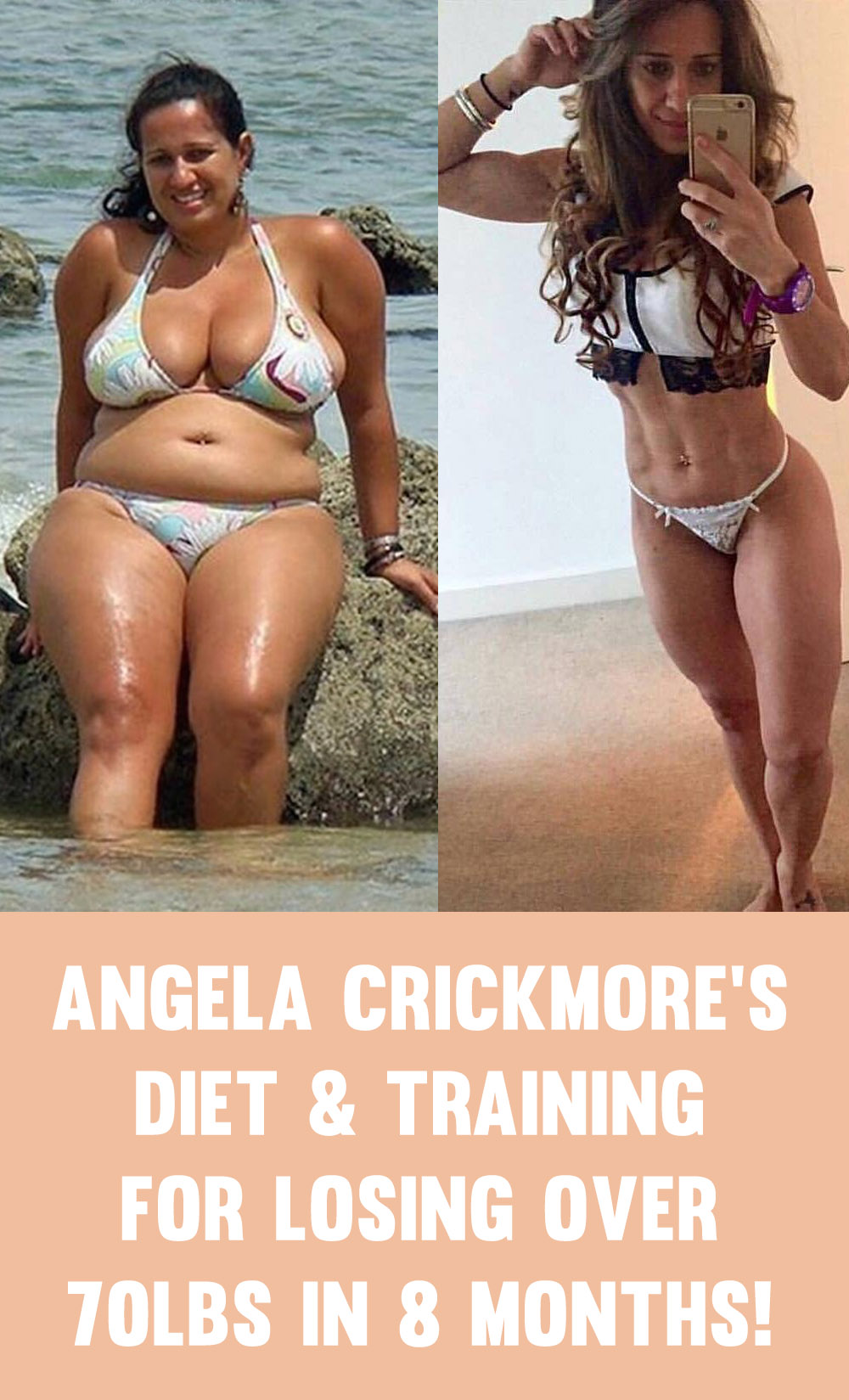 Angela Crickmore's Diet & Training Routine For Losing 70lbs In 8 Months! -  TrimmedandToned