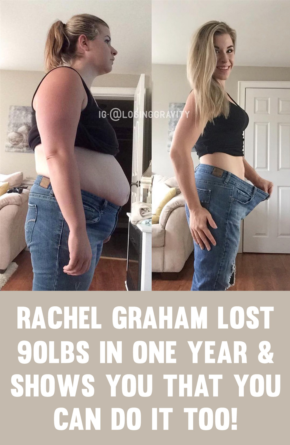 Rachel Graham Reveals Exactly How She Lost Over 90 Pounds In One Year Trimmedandtoned