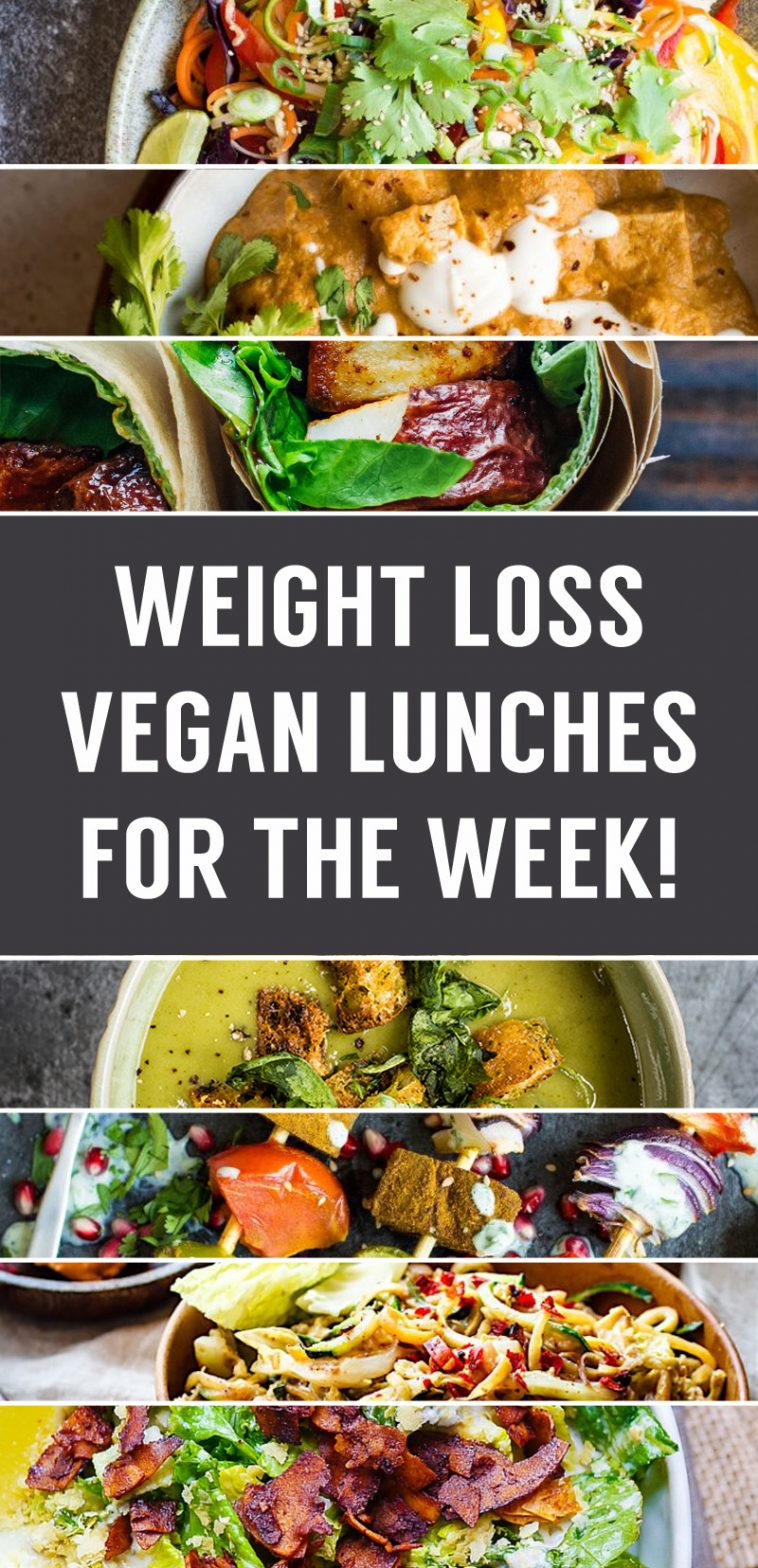 All Your Weight Loss Vegan Lunches Sorted For The Week! - TrimmedandToned