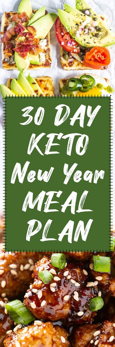 30 Day Weight Loss Keto Meal Plan For A Healthy Start To 2020 ...